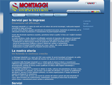 Tablet Screenshot of montaggi-industriali.it